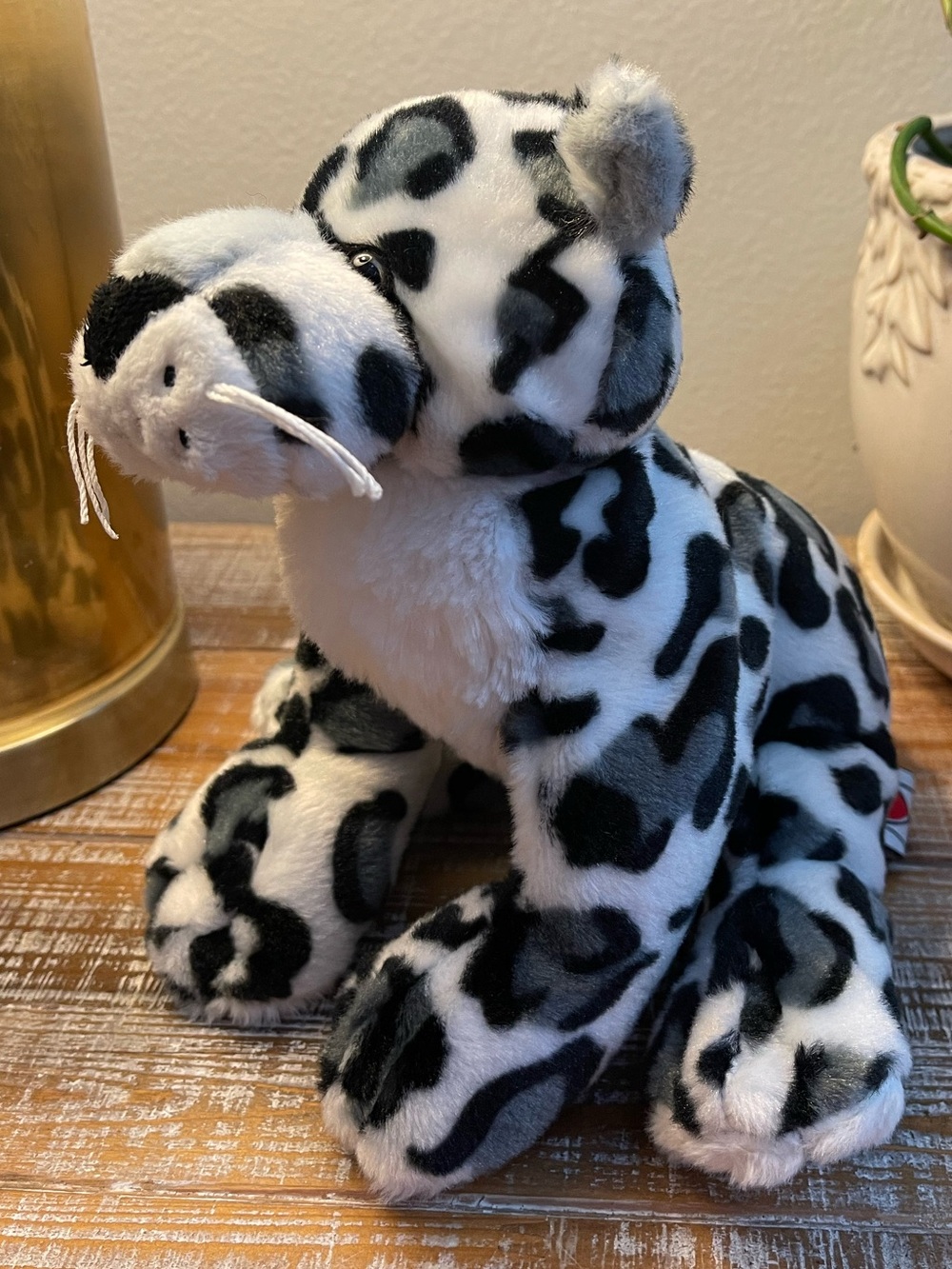Ganz Webkinz Snow Leopard Plush HM378 Stuffed Animal No Code